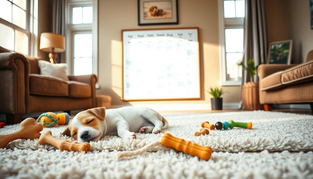consistent puppy schedule