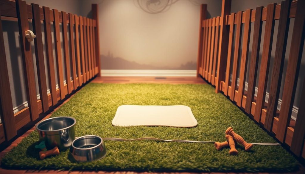 designated potty zones for puppies